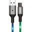 USB кабель з підсвічуванням Kaku KSC-114 USB - MicroUSB 1m - Gray - мініатюра 1