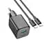Адаптер мережевий Hoco Type-C to Type-C cable Almighty charger N41 |1USB/1Type-C, 20W/3A, PD/QC| - мініатюра 2