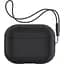 Чехол для наушников Armorstandart Silicone Case with straps для Apple Airpods Pro 2 Black (ARM68608) - миниатюра 1