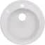 Кухонная мойка Lidz D510/200 WHI-01 белая (LIDZWHI01D510200) - миниатюра 1