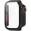 Чохол-накладка DK для Apple Watch 42mm (Series 10) Пластик Soft-Touch Glass Full Cover Ultra (black) - мініатюра 1