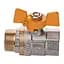 Кран кульовий прямий Q Professional 3/4″ ЗВ ЖБ PN40 QP152 - мініатюра 1
