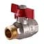 Кран кульовий прямий Solomon 1/2″ ЗВ КБ PN30 B1015 - мініатюра 1