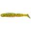 Силикон Reins Bubbling Shad 3" B61 Chart Pepper/Motoroil Red Gold (6 шт/уп) - миниатюра 1