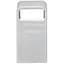 USB 3.2 Flash Drive 128Gb Kingston DataTraveler Micro, Silver, металевий корпус (DTMC3G2/128GB) - мініатюра 1