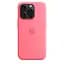 Силиконовый чехол CasePro Silicone Case with MagSafe Pink для iPhone 15 Pro - миниатюра 4