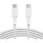 Кабель Belkin Boost Up Charge Braided USB-C to USB-C 1m White (CAB004BT1MWH) [158881] - миниатюра 1