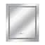 Дзеркало Qtap Mideya 700x800 з LED-підсвічуванням Touch, з антизапотіванням, з годинником, диммером яскравості QT2078DCF7080W - мініатюра 3