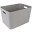 Ящик для хранения МВМ My Home FH-14 XXL 360х257х240 мм серый (FH-14 XXL GRAY) - миниатюра 1