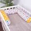 Валики-бортики MirSon Kids Time 18-0002 Sweet Home защитные белые 2 шт. - миниатюра 1