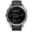 Смарт-годинник Garmin Fenix 7 Silver with Graphite Band (010-02540-00/01) - мініатюра 2