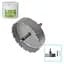 Свердло корончате Alloid Building Tools твердосплавне по металу 95 мм (TS-10095) - мініатюра 2