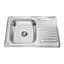 Мийка кухонна Kraft 7850 D Decor прямокутна 780х500х180 мм 0,8 мм 30412 - мініатюра 1