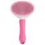 Щетка-пуходерка Semi для кошек и собак 19x10 см Pink - миниатюра 1