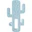 Прорізувач силіконовий MinikOiOi Cactus Mineral Blue (101090003) - мініатюра 1