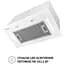 Витяжка Perfelli BIS 58844 WH 1200 LED - мініатюра 3