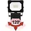 Прожектор Yato SMD LED датчик движения 50 Вт 230 В 4750 лм 75 диодов черный (YT-818291) - миниатюра 6