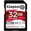 Карта пам'яті SDHC (UHS-II U3) Kingston Canvas React Plus 32Gb class 10 V90 (R-300MB/s) - мініатюра 1