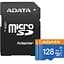 Карта пам'яті ADATA MicroSDXC Premier 128Gb Class 10 UHS-1 A2 + SD адаптер (AUSDX128GUICL10A1-RA1) [162347] - мініатюра 1