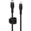 Кабель Belkin Boost Up Charge Pro Flex USB-C to Lightning 1m Black (CAA011BT1MBK) [158811] - миниатюра 2