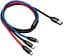 Кабель Hoco X76 4-in-1 Super charging cable(Type-C+Type-C+iP+Micro) 2A/1 м чорний - мініатюра 1