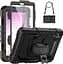 Чохол Rugged 3 Layers броньований протиударний з захистом Lenovo Tab M8 4th Gen TB300 Чорний - мініатюра 9