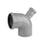 Колено TA Sewage 110x90° с отводом 50х67° SD00051467 - миниатюра 1