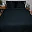 Комплект постельного белья Moon&Star Satin Premium Black Velvet King Size 220x240 см наволочки 4х70х70 см - мініатюра 5