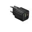 Сетевое зарядное устройство Hoco N65 Ingenious PD20W+QC3.0 charger (EU) черный - миниатюра 1
