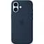 Чохол Silicone Case with Button, Animation & MagSafe для Apple iPhone 17 Midnight AAA [149942] - мініатюра 2