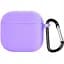 Чохол-накладка DK Apple AirPods 4 | Silicone Candy Friendly з карабіном (viola) - мініатюра 1