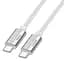 Дата кабель Hoco U134 Primero Type-C to Type-C 240W (1.8m) Gray - мініатюра 2