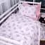 Простыня на резинке MirSon Poplin Line Kids 04 Cats 60х120 см розовая (2200009714610) - миниатюра 5