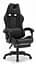 Компьютерное кресло Hell's HC-1039 Black (тканина) - миниатюра 4