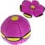 Мяч-запускалка складной A-Toys Phlat Ball плоский мяч трансформер розовый - миниатюра 1