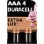 Батарейки DURACELL Basic 77164 AAA алкалиновые 1.5V LR03 4 шт на блистере - миниатюра 1