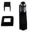 Набір кран напівоборотний кутовий з американкою Solomon Lux 1/2″ Cube Black 8888 (2шт.) 000021912 - мініатюра 9