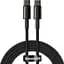 Кабель Baseus Tungsten Gold Series Fast Charging USB-C 100W 2m Black (CATWJ-A01) [77819] - мініатюра 1