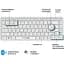 Клавіатура OfficePro бездротова біла (SK790W) - мініатюра 10