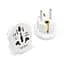 Перехідник мережевий EU Plug Adapter ep0203 White - мініатюра 1