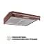 Витяжка плоска Perfelli PL 5144 BR LED - мініатюра 2