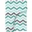 Простынь Cosas на резинке в детскую кроватку 60х120 mint zigzag, мята (ZigMintGrey_120) - миниатюра 1