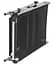 Кровать раскладная Bo-Camp Sun Lounger With Sunscreen 5 Positions Black (1304460) - миниатюра 2