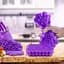Многоразовая силиконовая форма для приготовления льда с крышкой в виде сот Фиолетовый 88291 - миниатюра 8