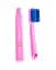 Дорожный набор по уходу за брекетами Curaprox Travel Set Ortho Blue: Раскладная щетка CS5460 + Зубная паста Be You 10 мл + Ершики + Тревел-кейс - миниатюра 2