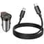 АЗУ Hoco NZ16 Rigorous PD30W (1USB-C) + кабель Type-C to Type-C Metal grey - миниатюра 2