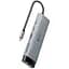 Хаб Usb TP-Link 9-in-1, Grey, Type-C 3.0 - 1xType-C (100 Вт) / 1xType-C 3.0 / 3xUsb 3.0 / HDMI 4K / GLan / SD / microSD, кабель - мініатюра 1