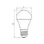 Лампочка Eurolamp LED A60 7W E27 3000K 220V акция 1+1 (MLP-LED-A60-07272(E)) - мініатюра 4