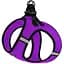 Шлея для собак Bronzedog Mesh Vest, розмір М, 42х47 см, фіолетова - мініатюра 1