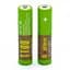 Акумулятор Soshine Li-ion R03 730mAh AAA 10440 USB 1.5V (Зелений) - мініатюра 2